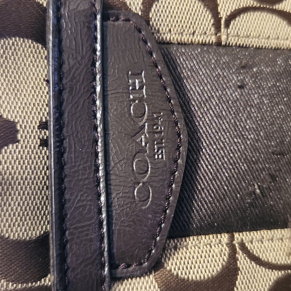 Coach Tan & Brown Shoulder Bag - Picture 5 of 13